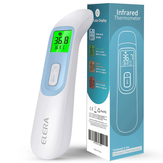 ELERA Infrared Thermometer – Forehead & Ear Non-Contact safe for babies and adults